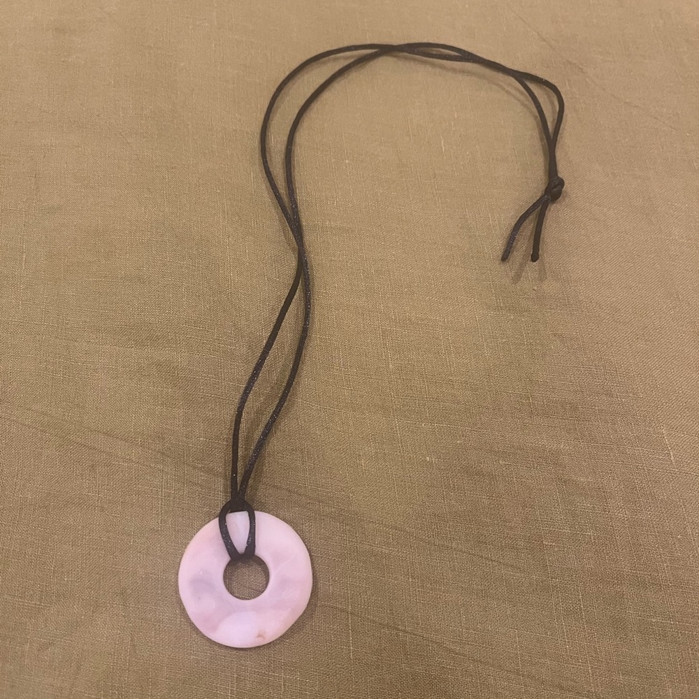 Elegant White Pendant Necklace